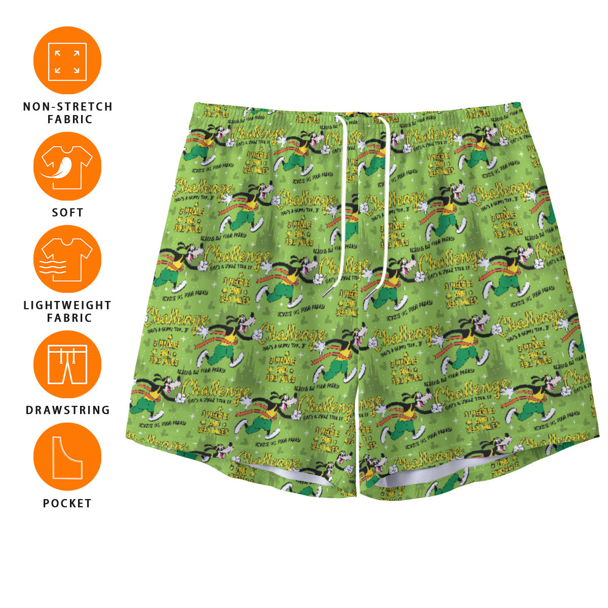 Goofy Challenge Unisex Pocket Shorts