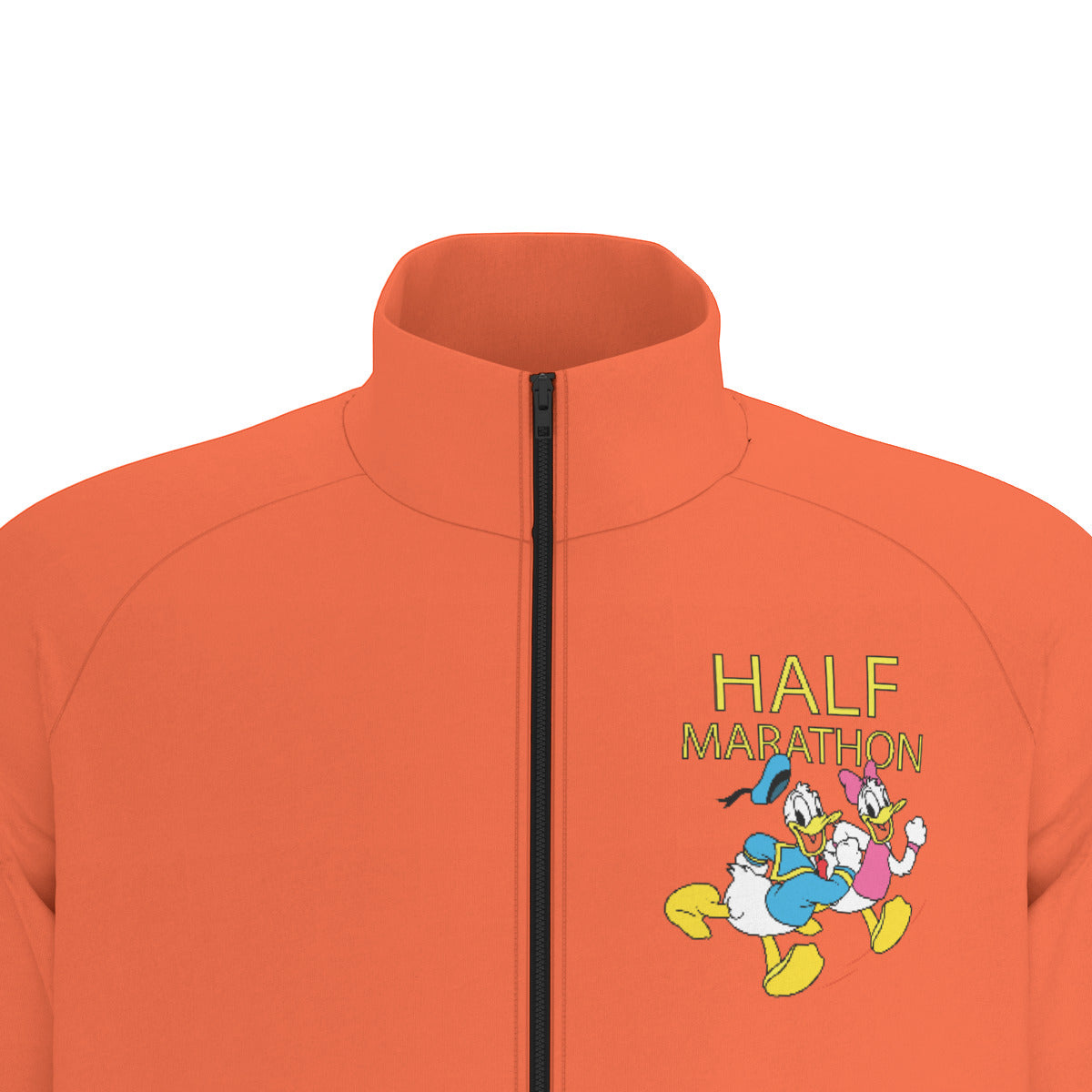 Donald And Daisy Half Marathon Unisex Stand Collar Jacket