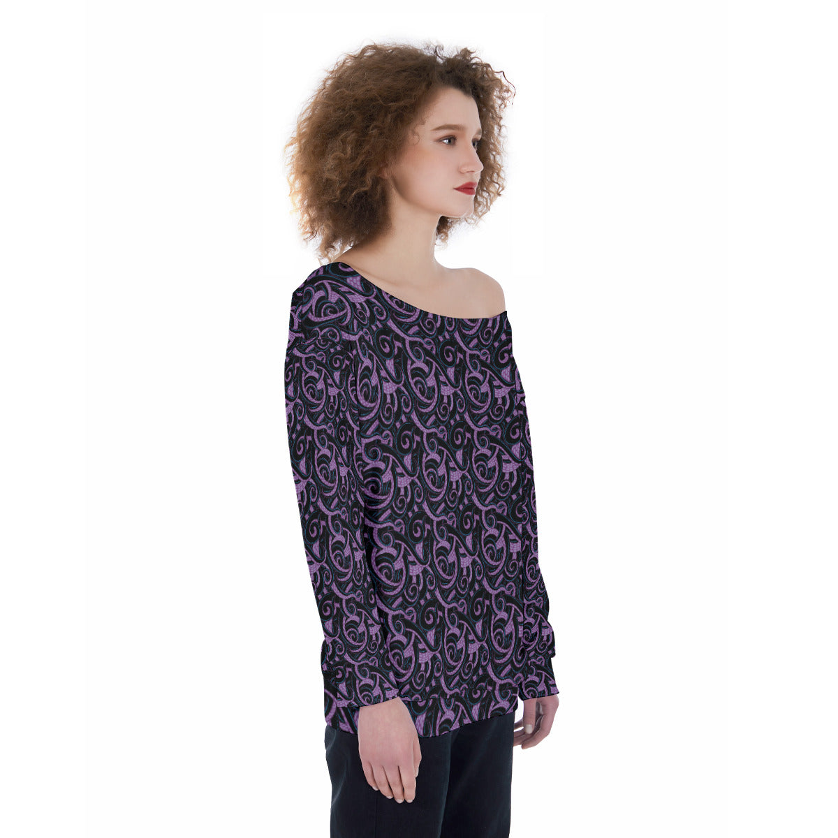 Ursula Tentacles Oversized Women's Off-Shoulder Sweatshirt