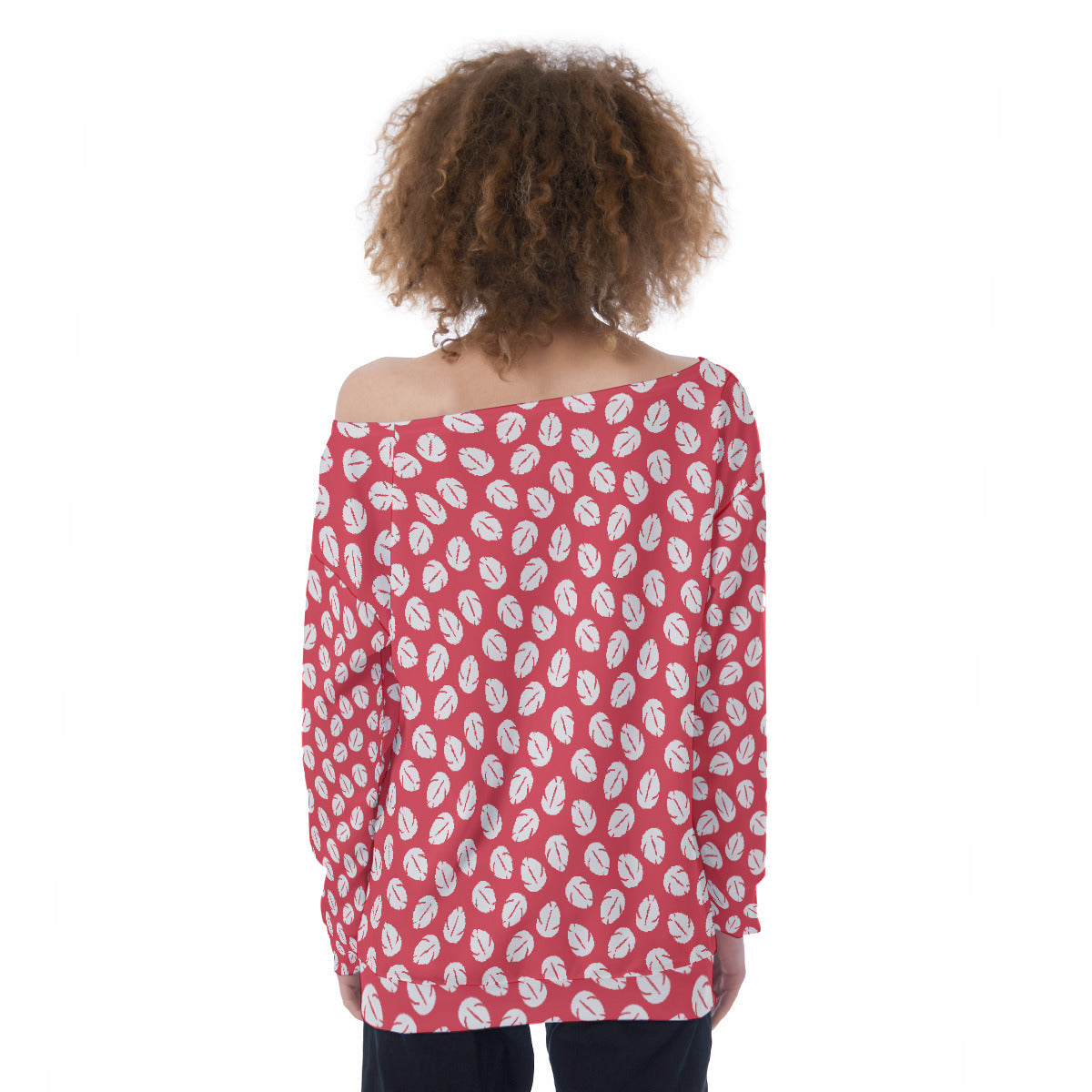 Lilo's Dress Oversized Women's Off-Shoulder Sweatshirt