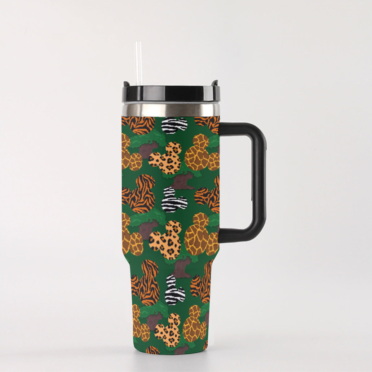 Animal Prints 40 oz Tumbler With Handle