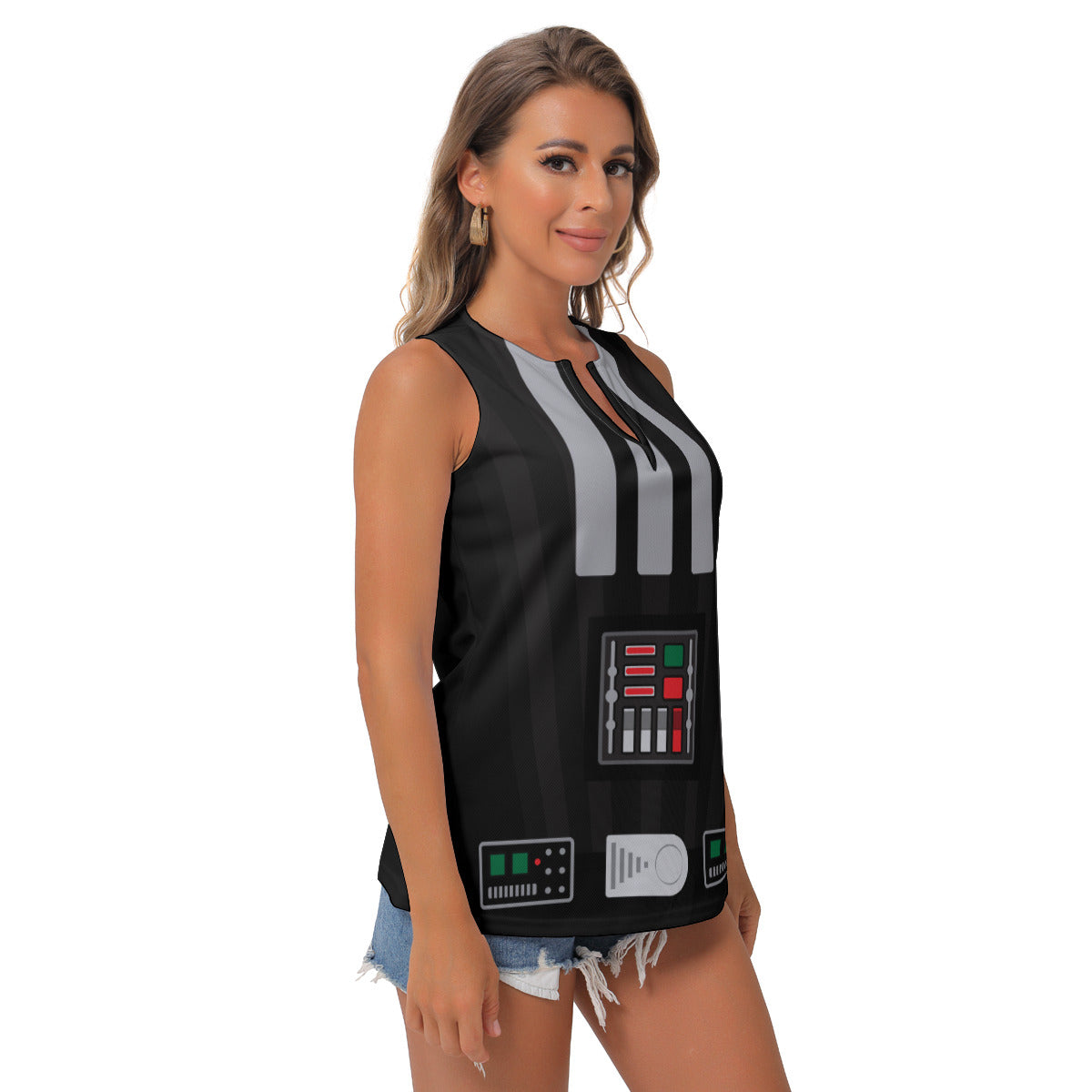 Star Wars Darth Vader Women's Sleeveless V-Neck Top