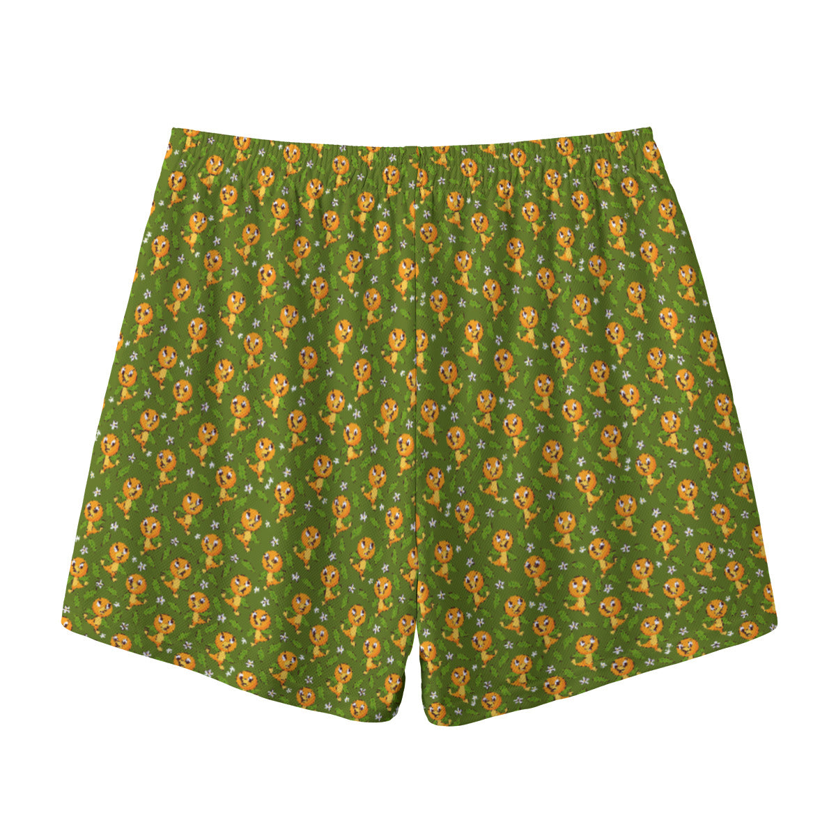 Orange Bird Unisex Pocket Shorts