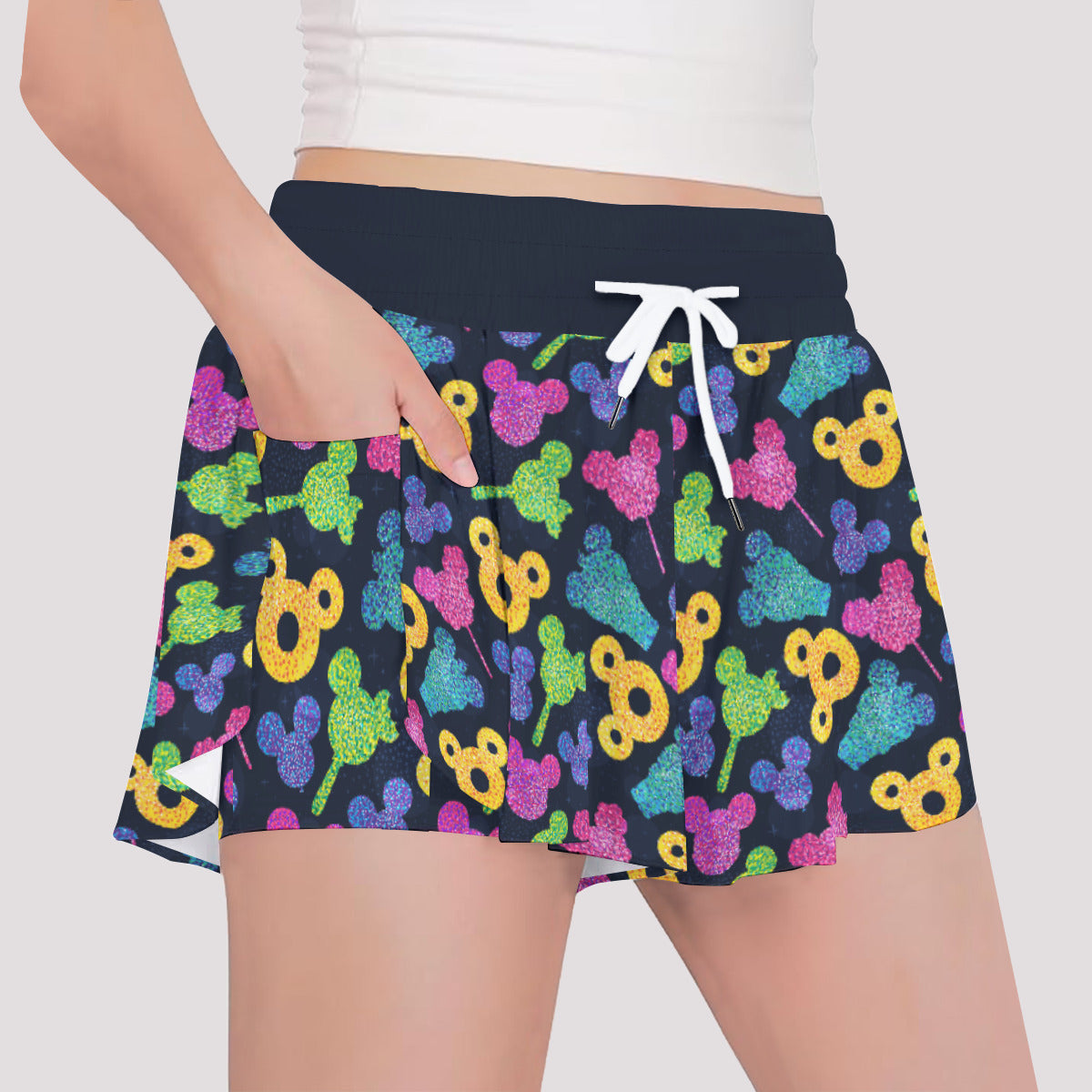 Glitter Snacks Girls' Sports Shorts