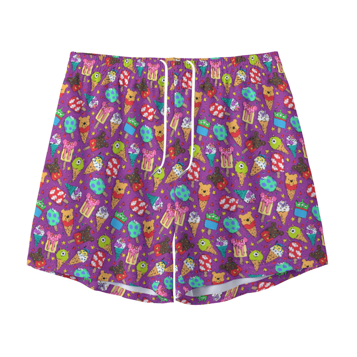 Ice Cream Unisex Pocket Shorts