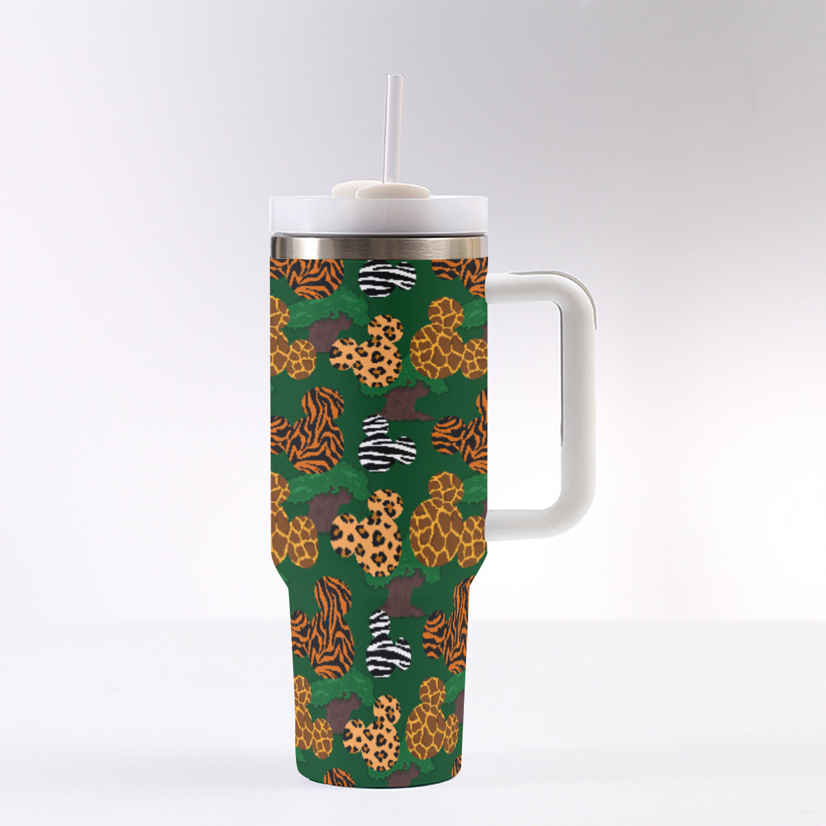 Animal Prints 40 oz Tumbler With Handle