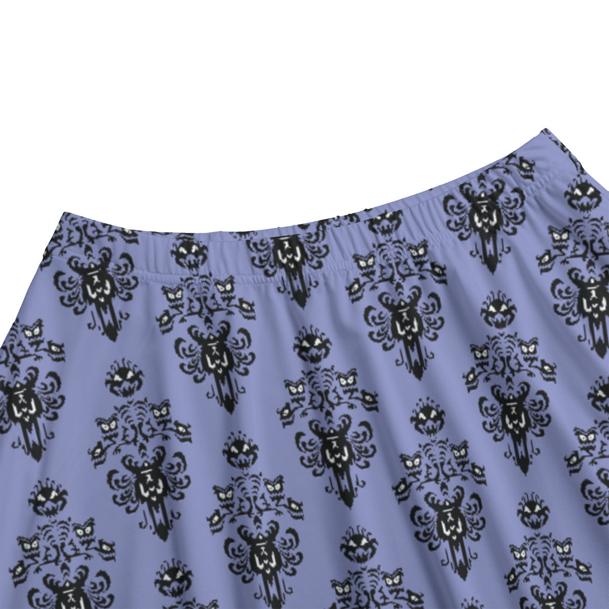 Haunted Mansion Wallpaper Women's Long Maxi Skirt With Pockets