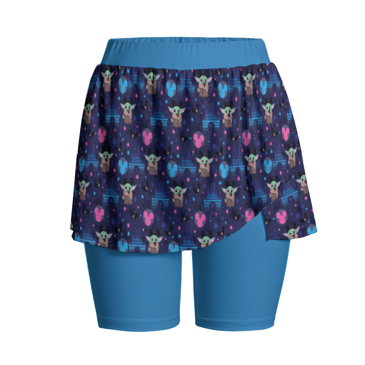 Baby Yoda Castles Women's Sports Skorts