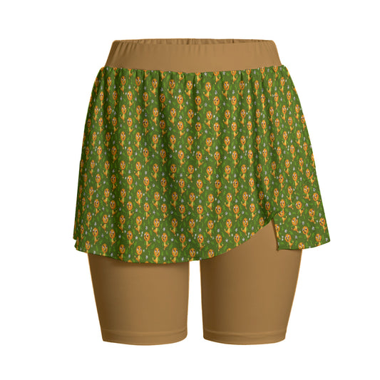 Orange Bird Women's Sports Skorts