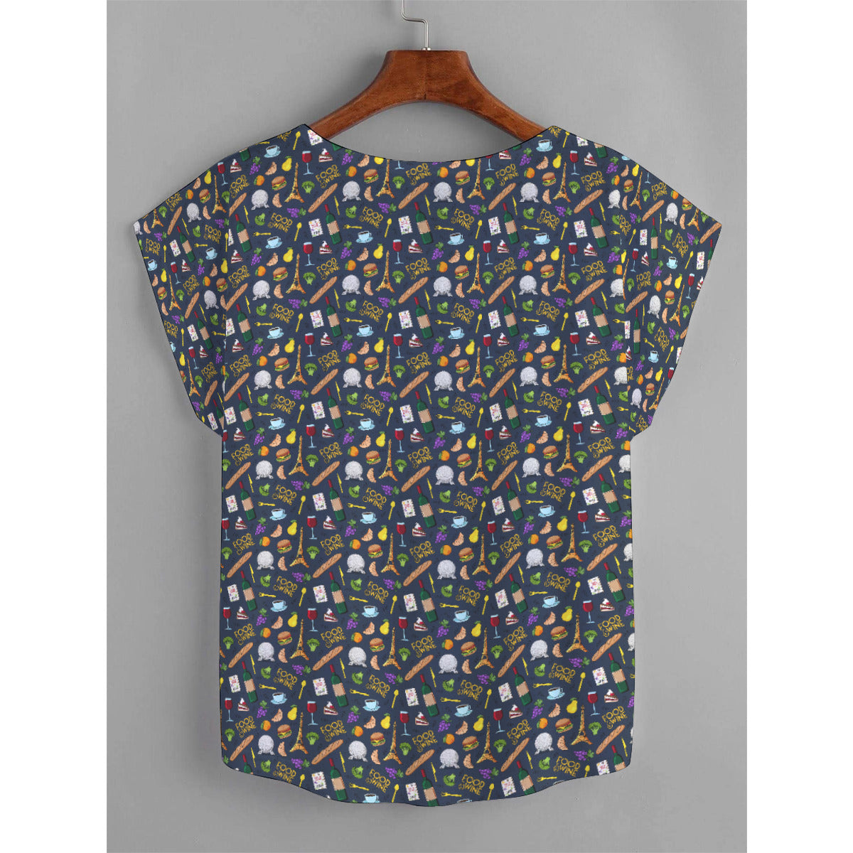 Food & Wine Plus Size Women's Curved Hem T-shirt