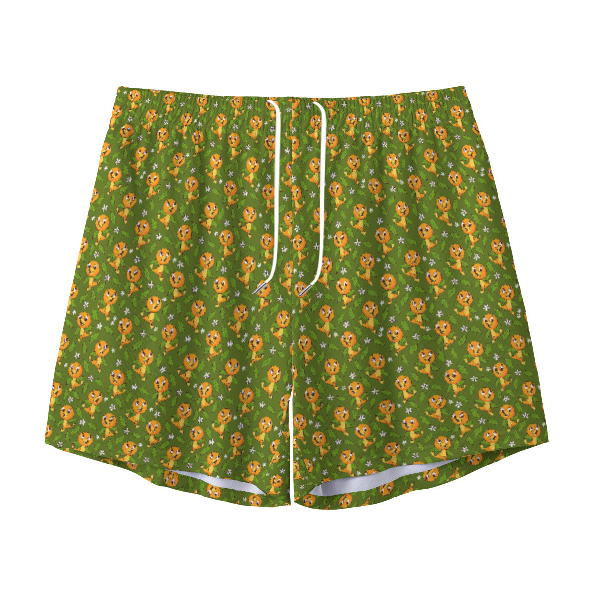 Orange Bird Unisex Pocket Shorts