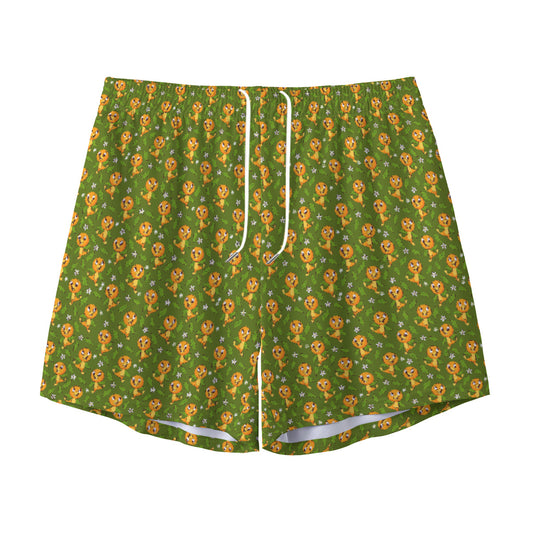 Orange Bird Unisex Pocket Shorts