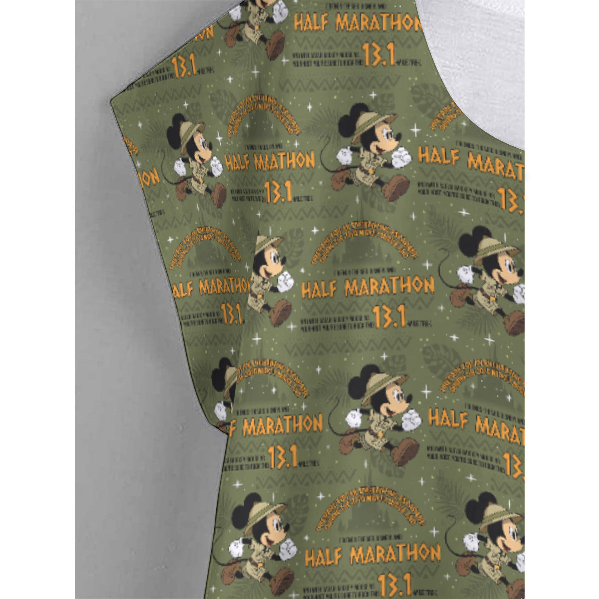 Disneyland Half Marathon Plus Size Women's Curved Hem T-shirt