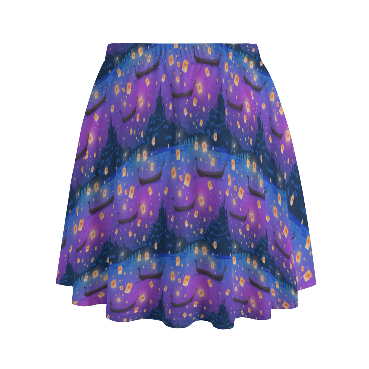 Floating Lanterns Women's Skirt With Pockets