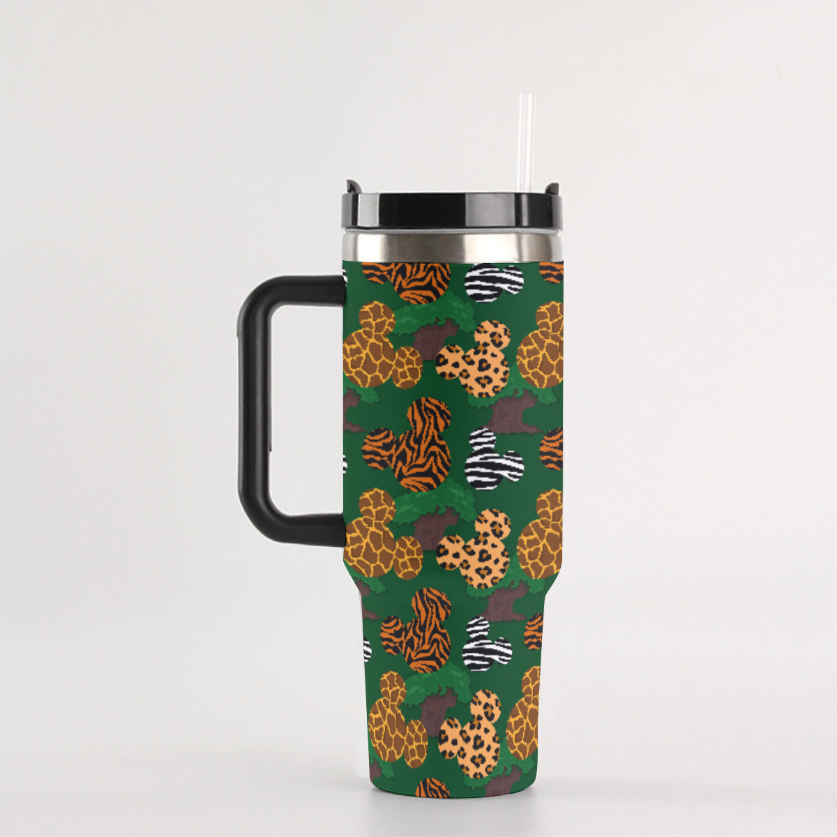 Animal Prints 40 oz Tumbler With Handle