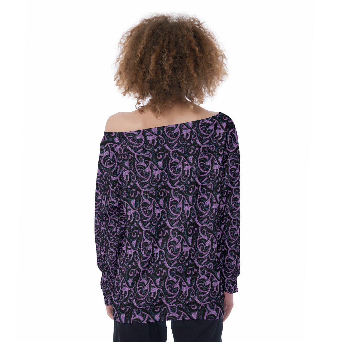 Ursula Tentacles Oversized Women's Off-Shoulder Sweatshirt