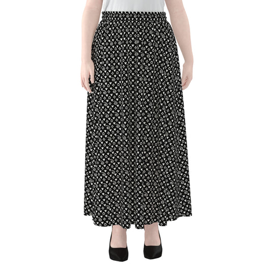Designer Women's Maxi Chiffon Skirt