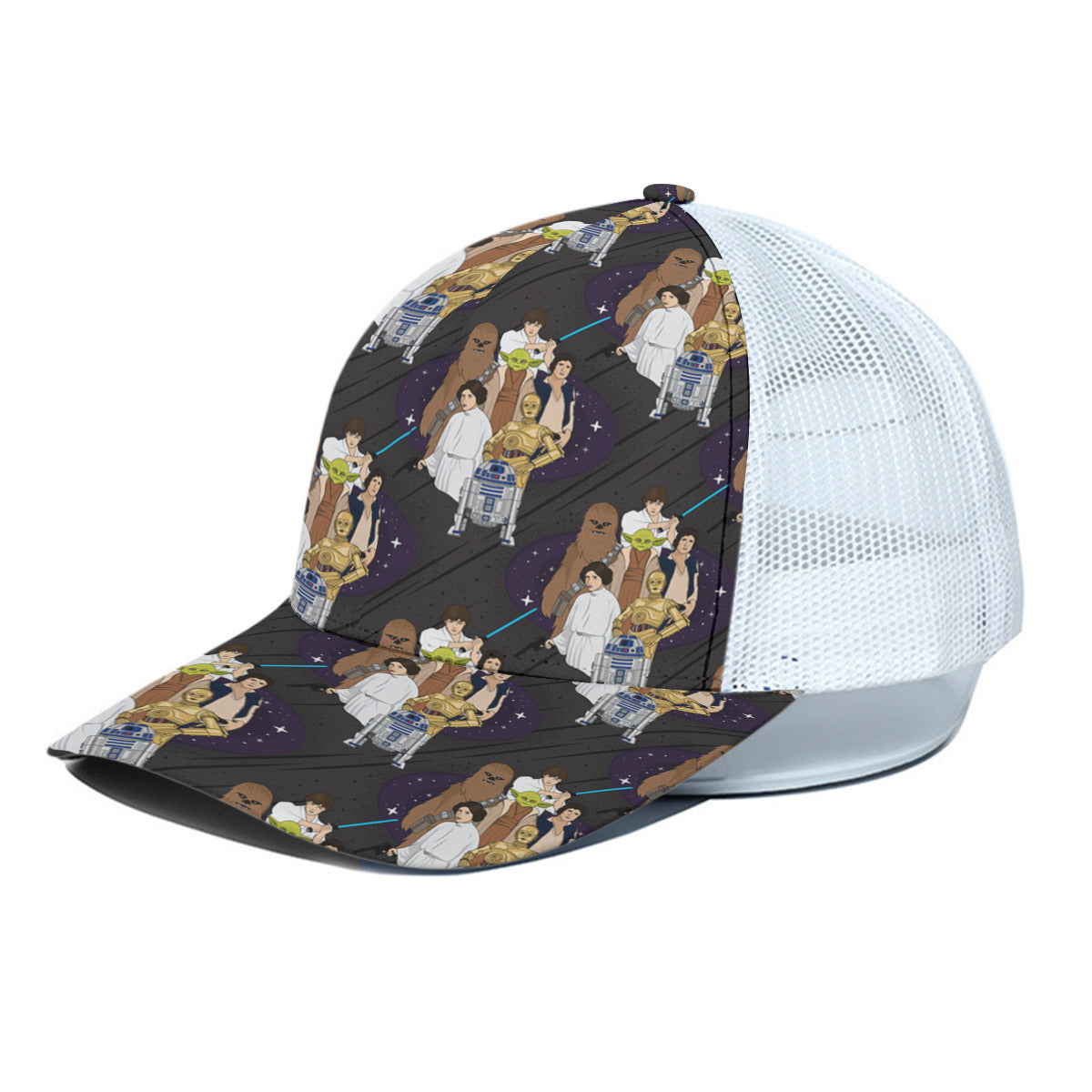 Star Wars Heroes Unisex Trucker Hat With White Half Mesh – Ambrie