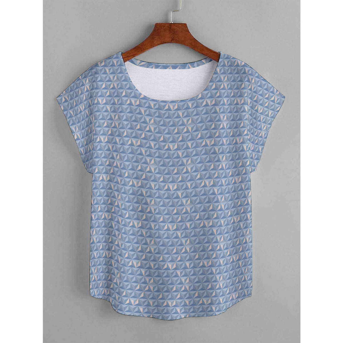 World Traveler Plus Size Women's Curved Hem T-shirt