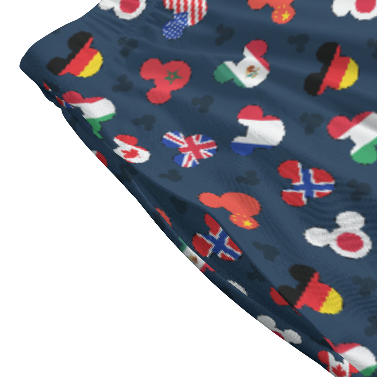 Mickey Flags Women's Long Maxi Skirt With Pockets