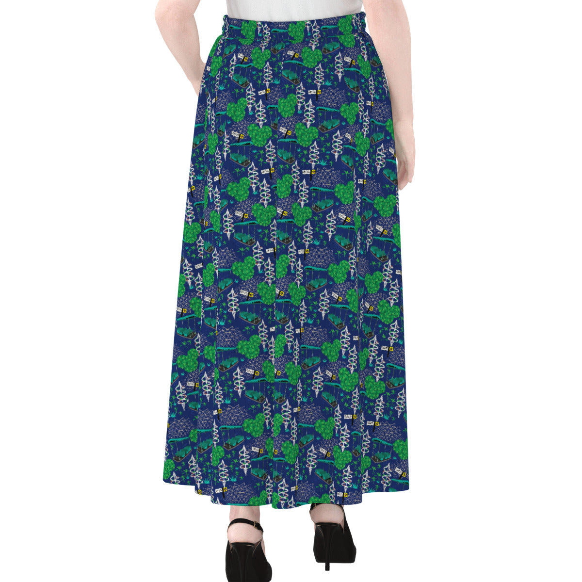 Living With The Land Women's Maxi Chiffon Skirt