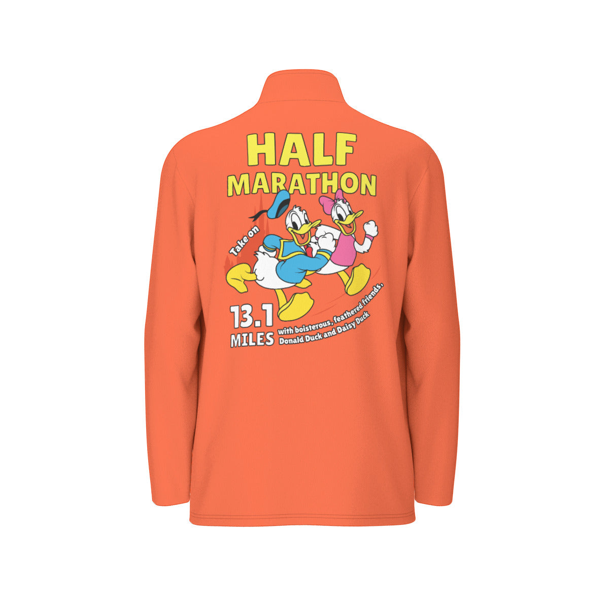 Donald And Daisy Half Marathon Men's Athletic Long Sleeve Jacket