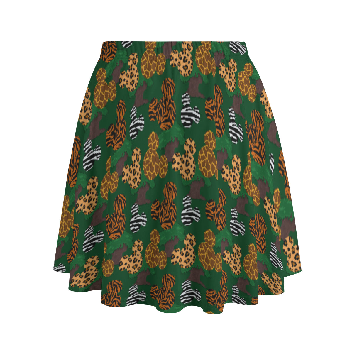 Animal Prints Women's Skirt With Pockets