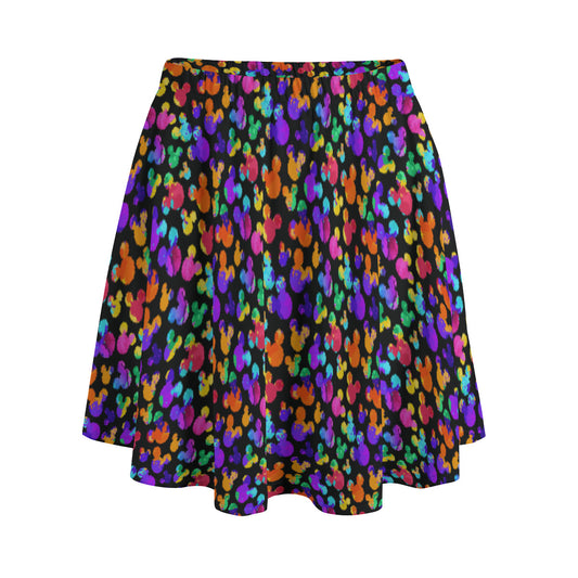 Watercolor Women's Skirt With Pockets