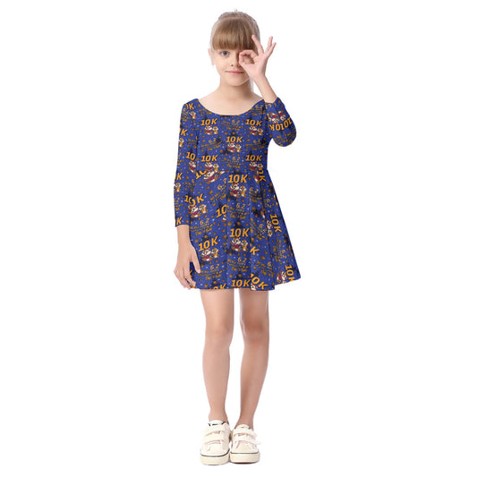 Chip And Dale 10K Kid's Long Sleeve Dress