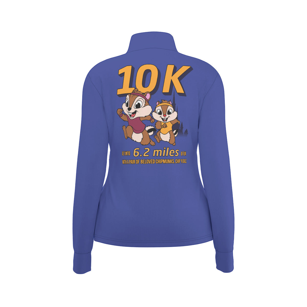 Chip And Dale 10K Women's Athletic Long Sleeve Thumbhole Jacket