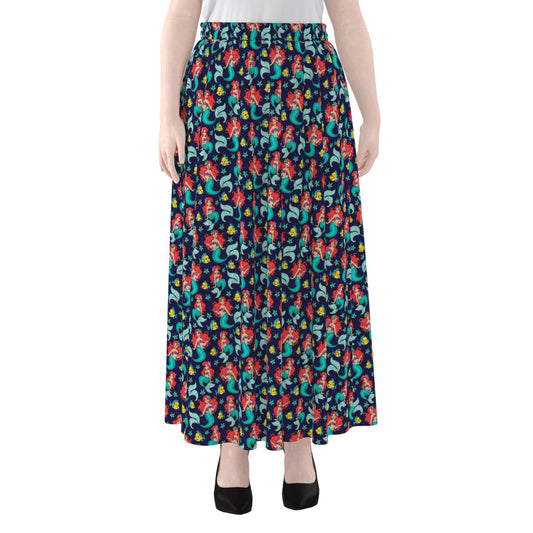 I Want To Be Where The People Are Women's Maxi Chiffon Skirt