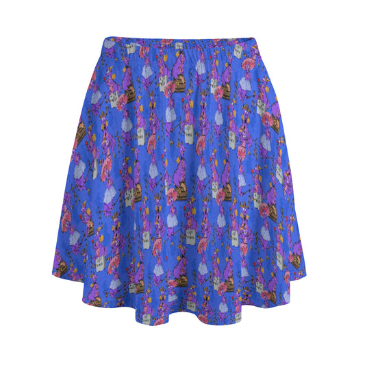 Haunted Mansion Figment Women's Skirt With Pockets