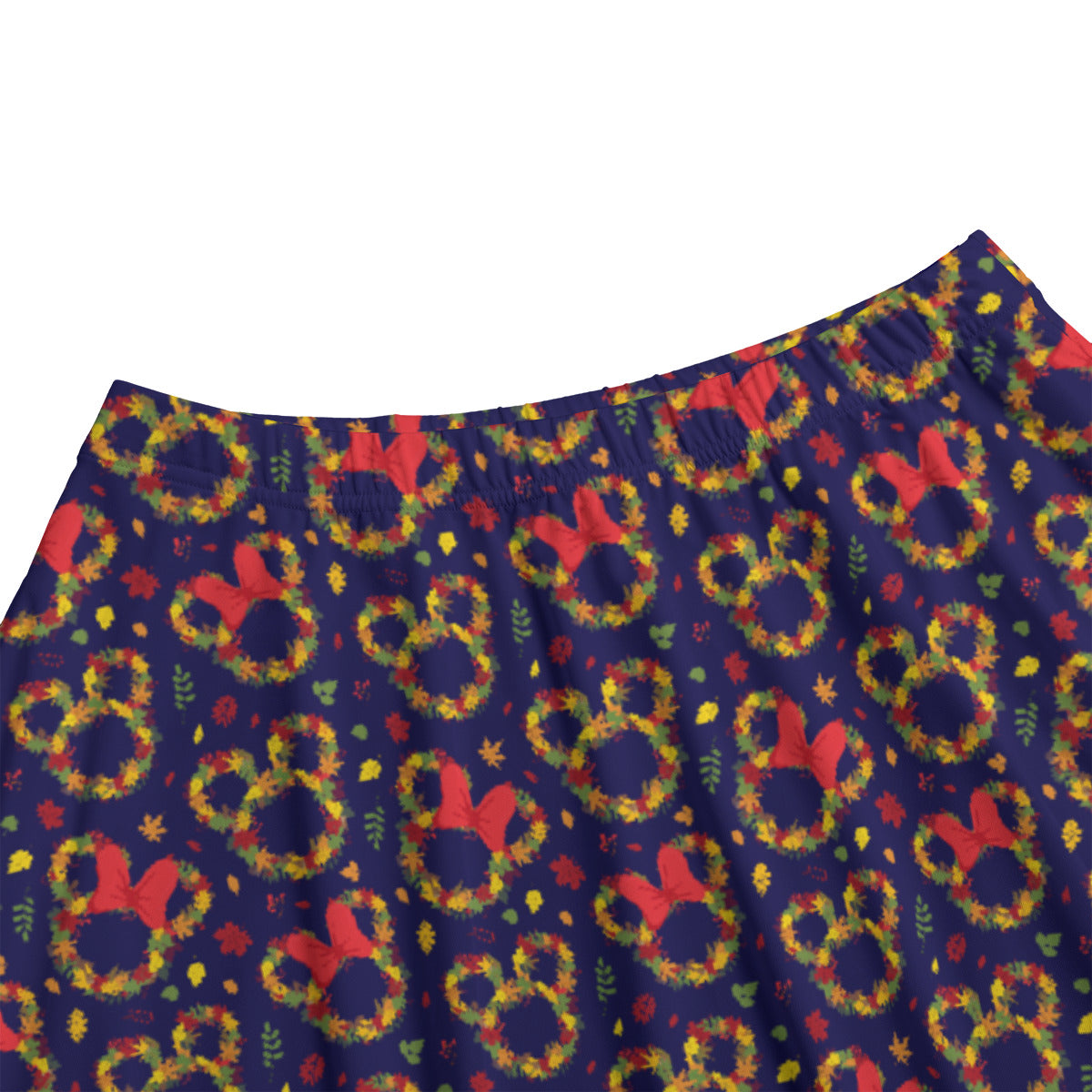 Fall Leaves Women's Long Maxi Skirt With Pockets