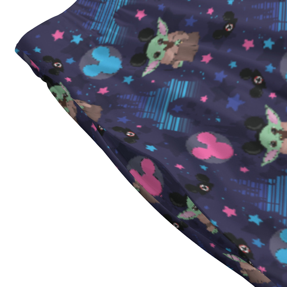 Baby Yoda Castles Women's Long Maxi Skirt With Pockets