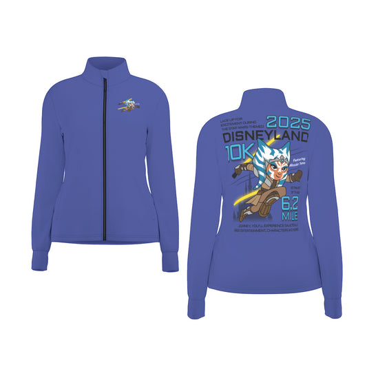 Disneyland 10K Women's Athletic Long Sleeve Thumbhole Jacket