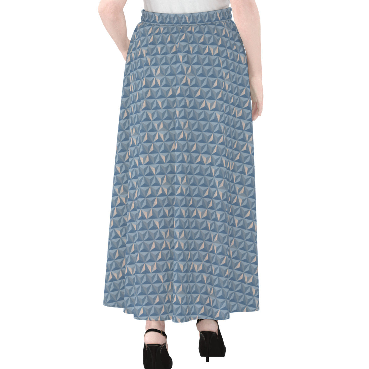 World Traveler Women's Maxi Chiffon Skirt