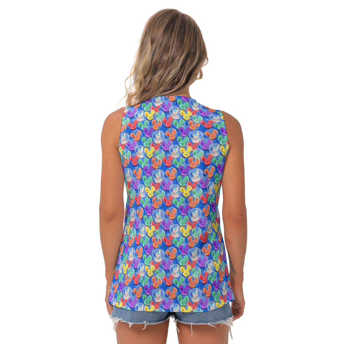 Balloon Collector Women's Sleeveless V-Neck Top