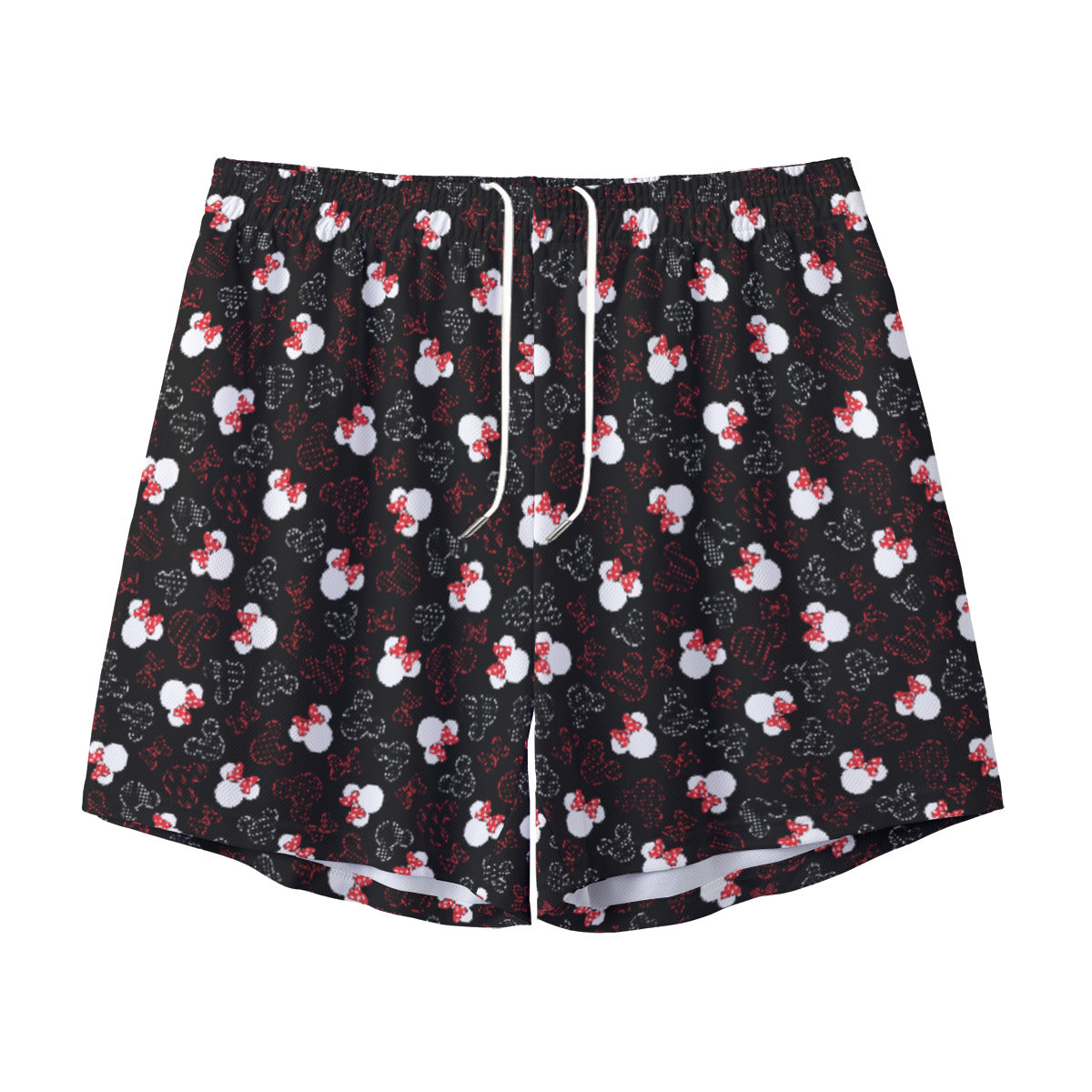 Mickey And Minnie Dots Unisex Pocket Shorts