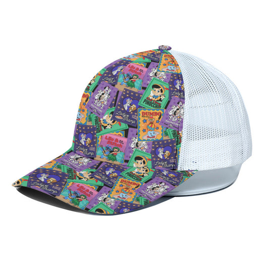 Classic Posters Unisex Trucker Hat With White Half Mesh