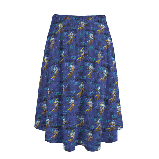 Disneyland 10K Women's Long Maxi Skirt With Pockets