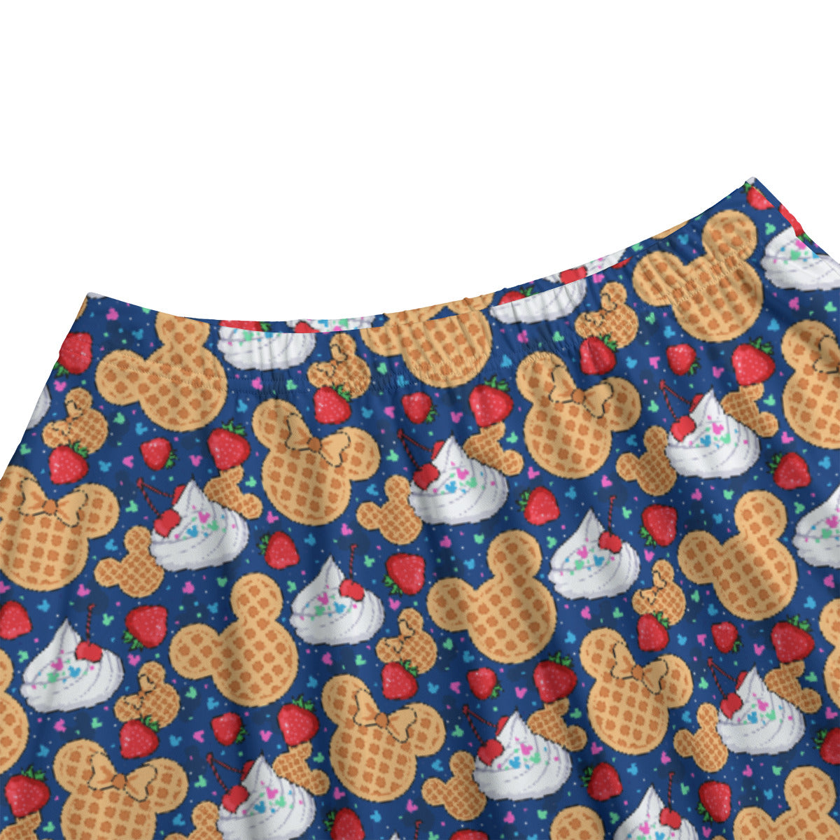 Waffles Women's Long Maxi Skirt With Pockets