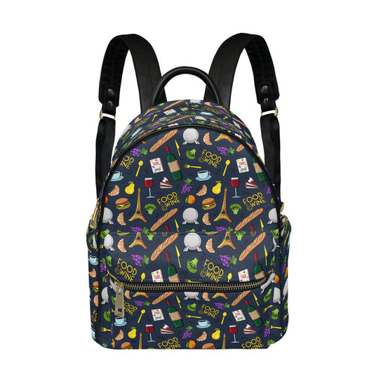 Food & Wine Mini Backpack