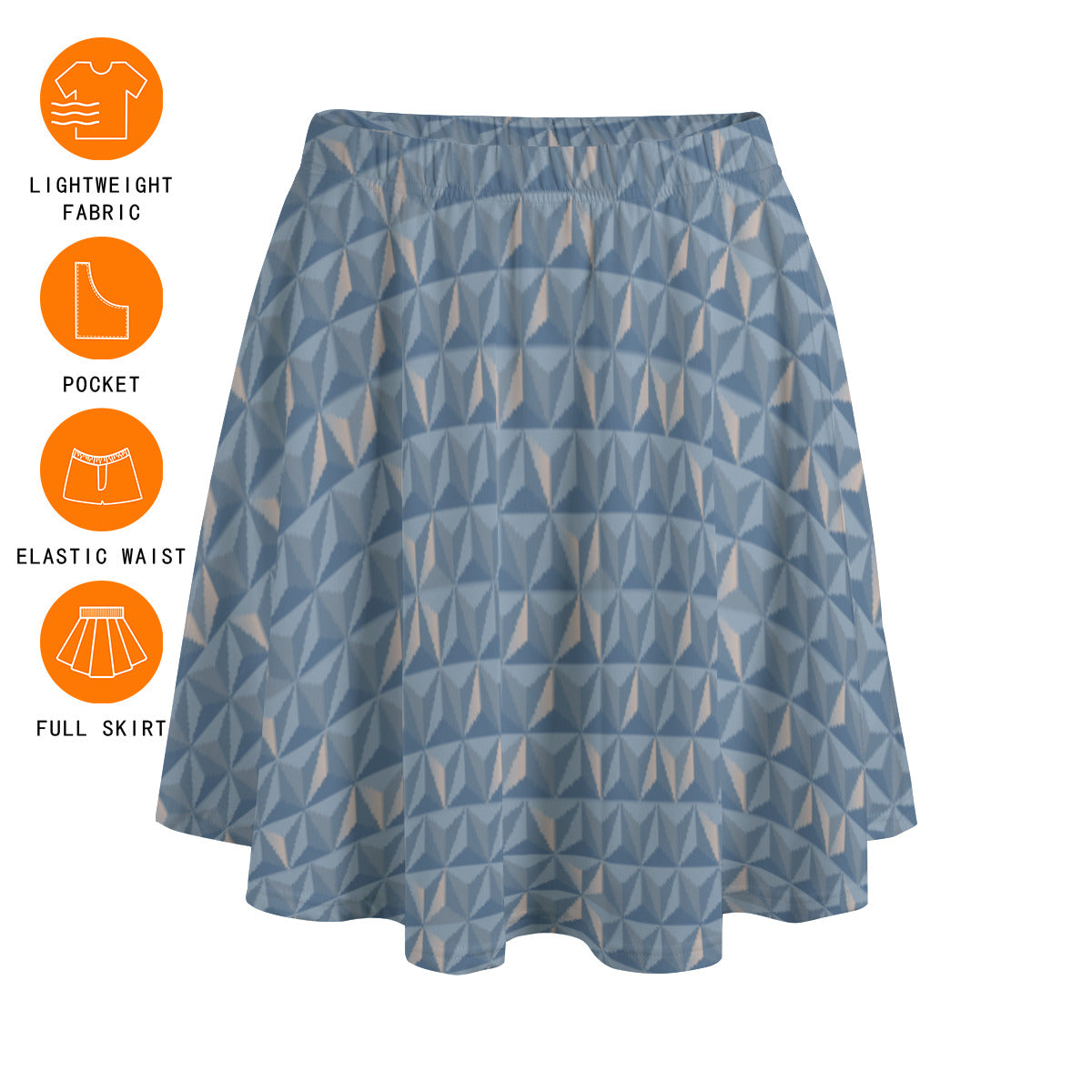 World Traveler Women's Skirt With Pockets