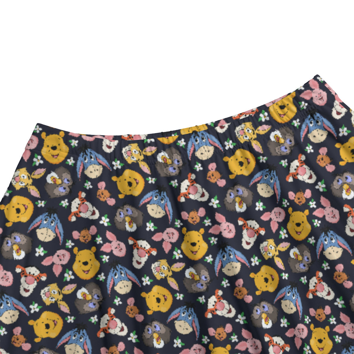 Hundred Acre Wood Friends Women's Long Maxi Skirt With Pockets