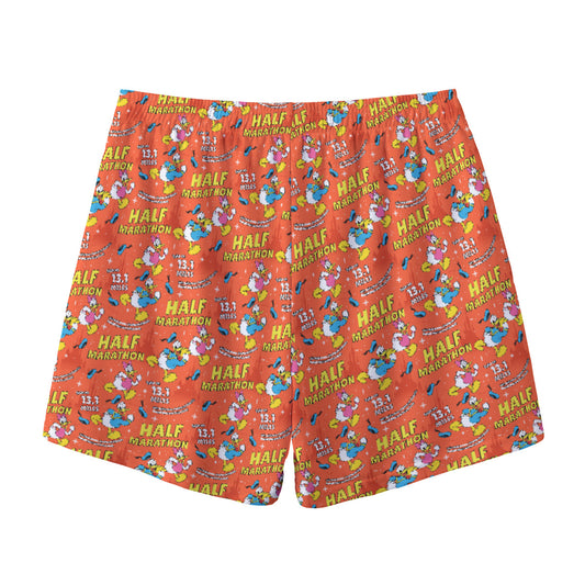 Donald And Daidy Half Marathon Unisex Pocket Shorts