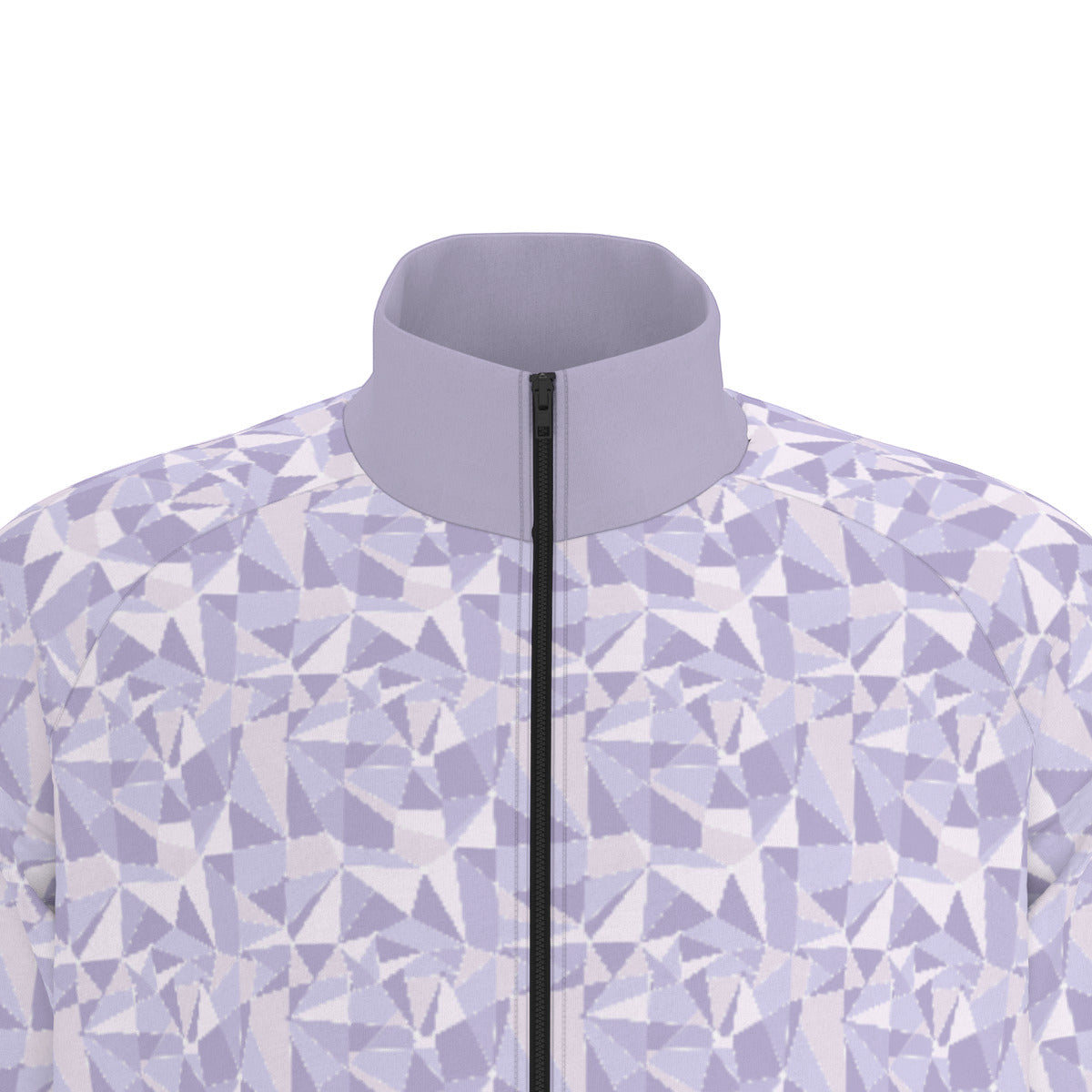 Purple Wall Unisex Stand Collar Jacket