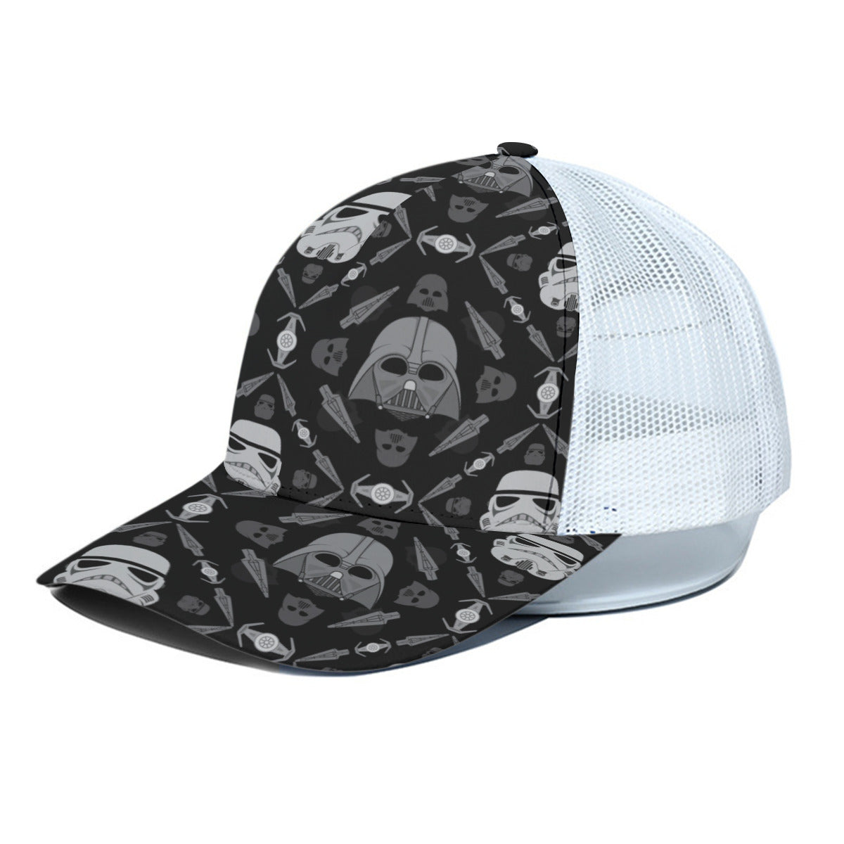 Star Wars Dark Side Unisex Trucker Hat With White Half Mesh