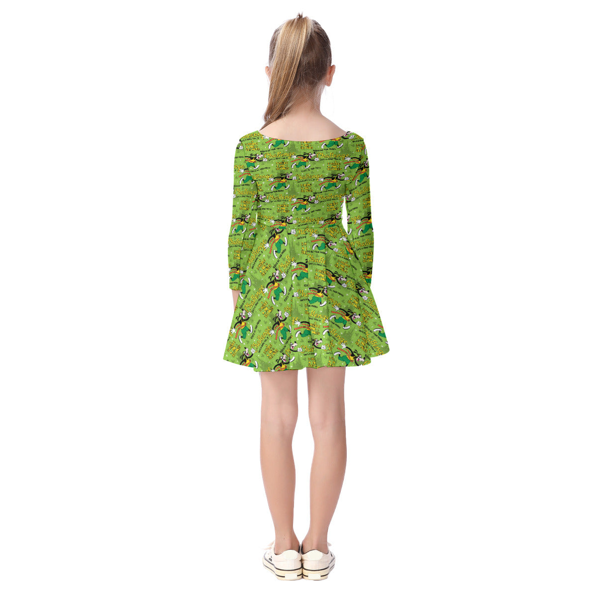 Goofy Challenge Kid's Long Sleeve Dress