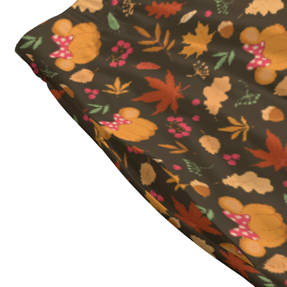 Fall Pumpkins Women's Long Maxi Skirt With Pockets