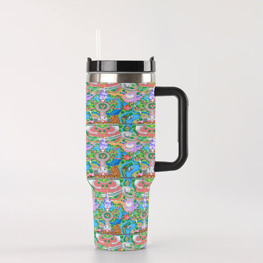 Park Map 40 oz Tumbler With Handle